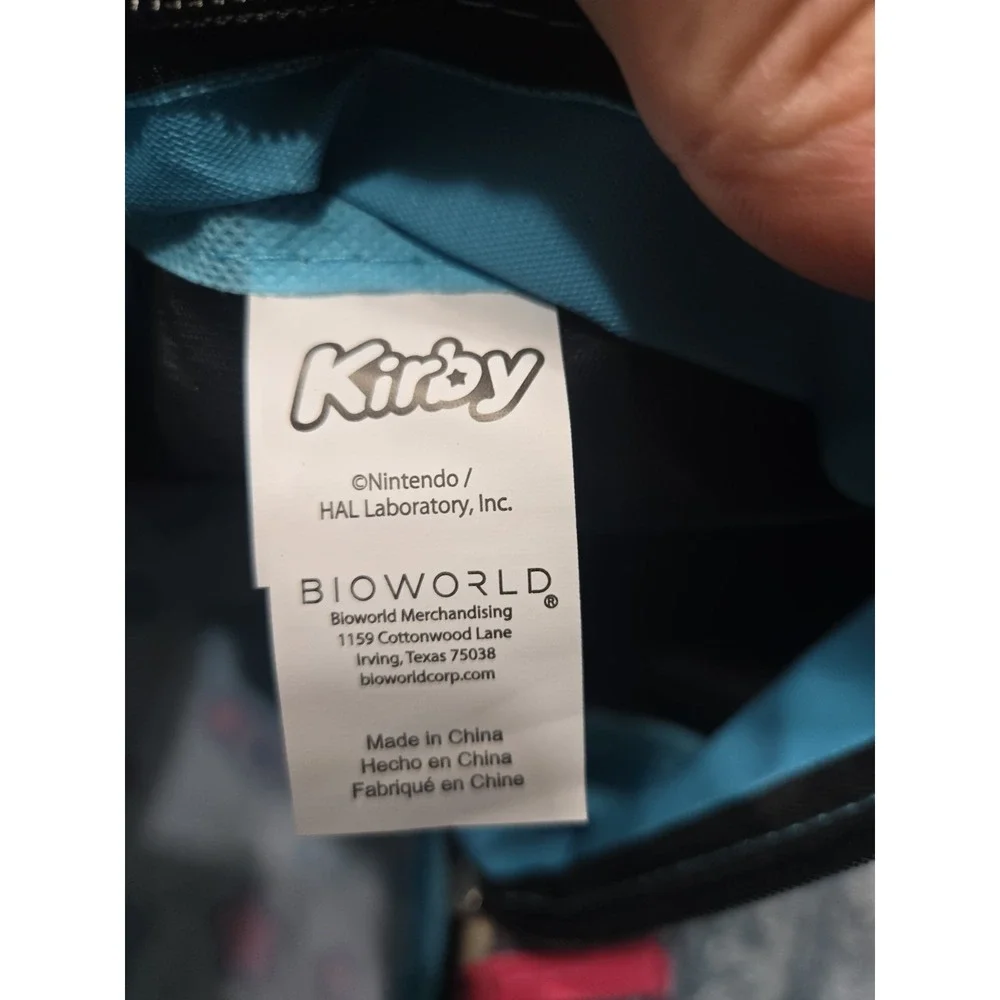 Kirby Mini Backpack‎ Nintendo Bioworld Pink Blue Kids Small Bag Cute Gamer